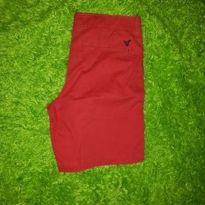Mens Red Levi shorts